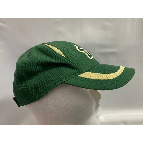 South Florida Bulls Hat Strapback Cap Mens Green Team Nike NCAA Football - Picture 5 of 10